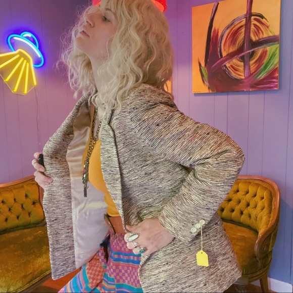 Vintage DEADSTOCK 100% Sacha Silk Jacket - Picture 10 of 11